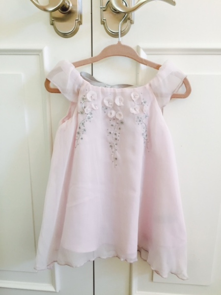 max studio baby dress pink